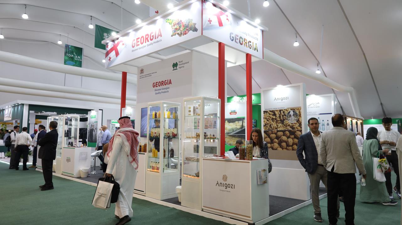 8 Georgian companies were represented at the international agricultural exhibition held in Saudi Arabia