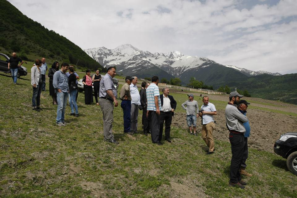 Spring works in Svaneti region 