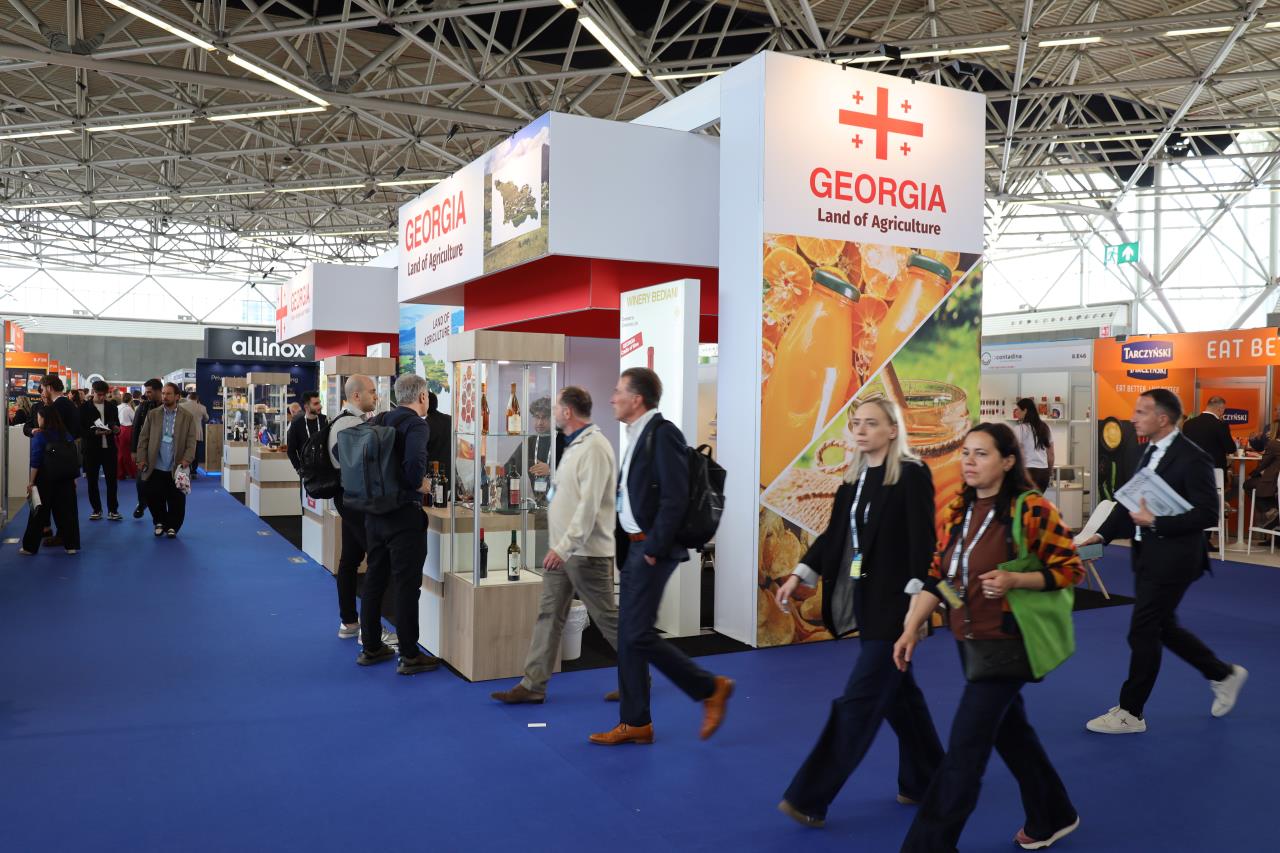 The Georgian National Pavilion was presented at the World of Private Label International Trade Show in Amsterdam