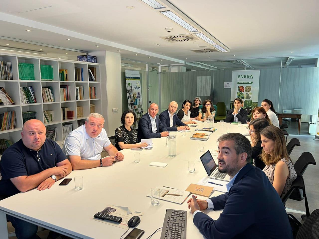 The delegation of the Rural Development Agency was on a working visit to the Kingdom of Spain within the framework of the "Modernization of Vocational Education in Georgian Agriculture (VET)" project
