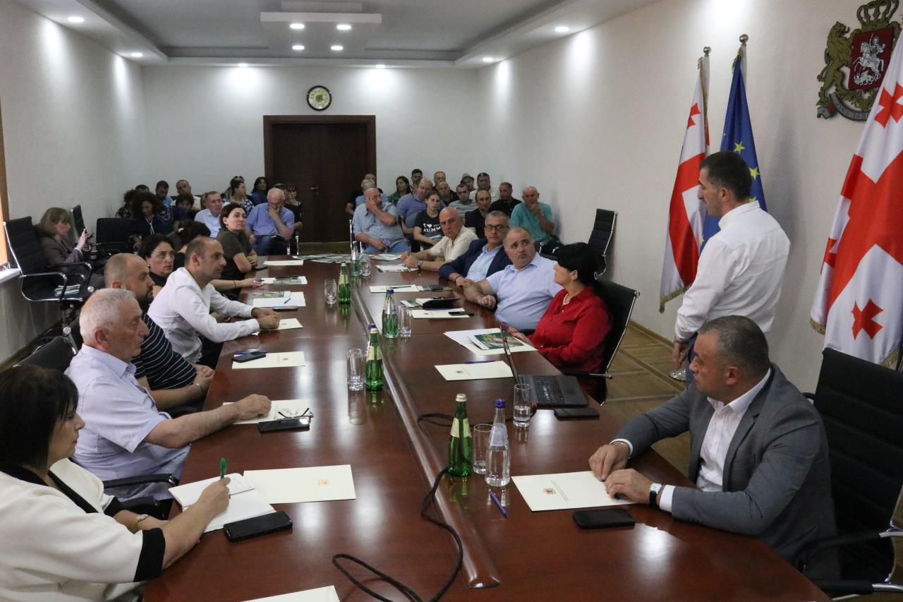 Information Meeting on the "State Agro Co-financing Program" Held in the Guria Region
