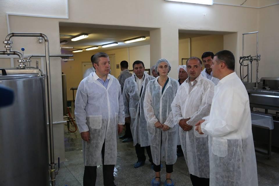 Prime Minister visited dairy factory 