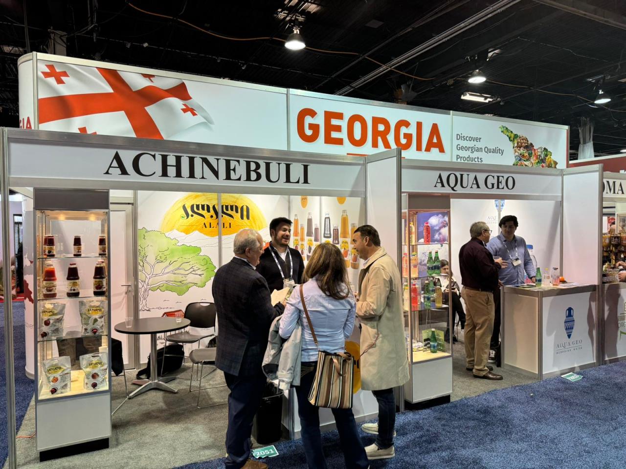 In the United States, in the city of Chicago, a Georgian booth was showcased at the international exhibition U.S. Private Label Trade Show.