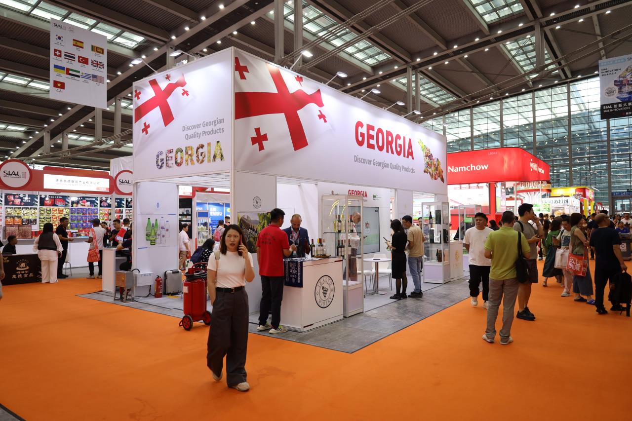 For the first time, a Georgian pavilion was presented at the international exhibition SIAL SHENZHEN in China 